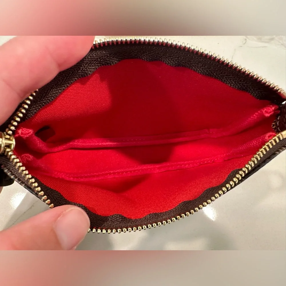 Louis Vuitton Mini Pochette Accessories in Damier Ebene - Picture 5 of 17